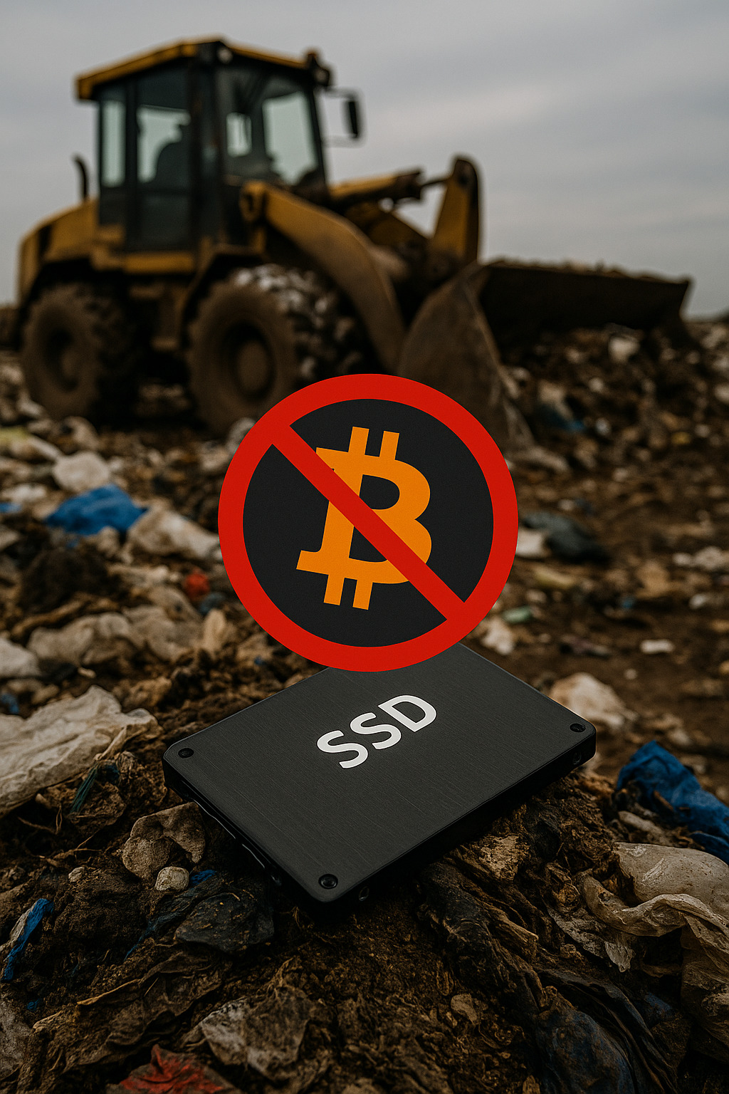Die SSD mag auf der Deponie liegen, aber die 8000 verlorenen Bitcoin , ist wohl eher ein Mythos